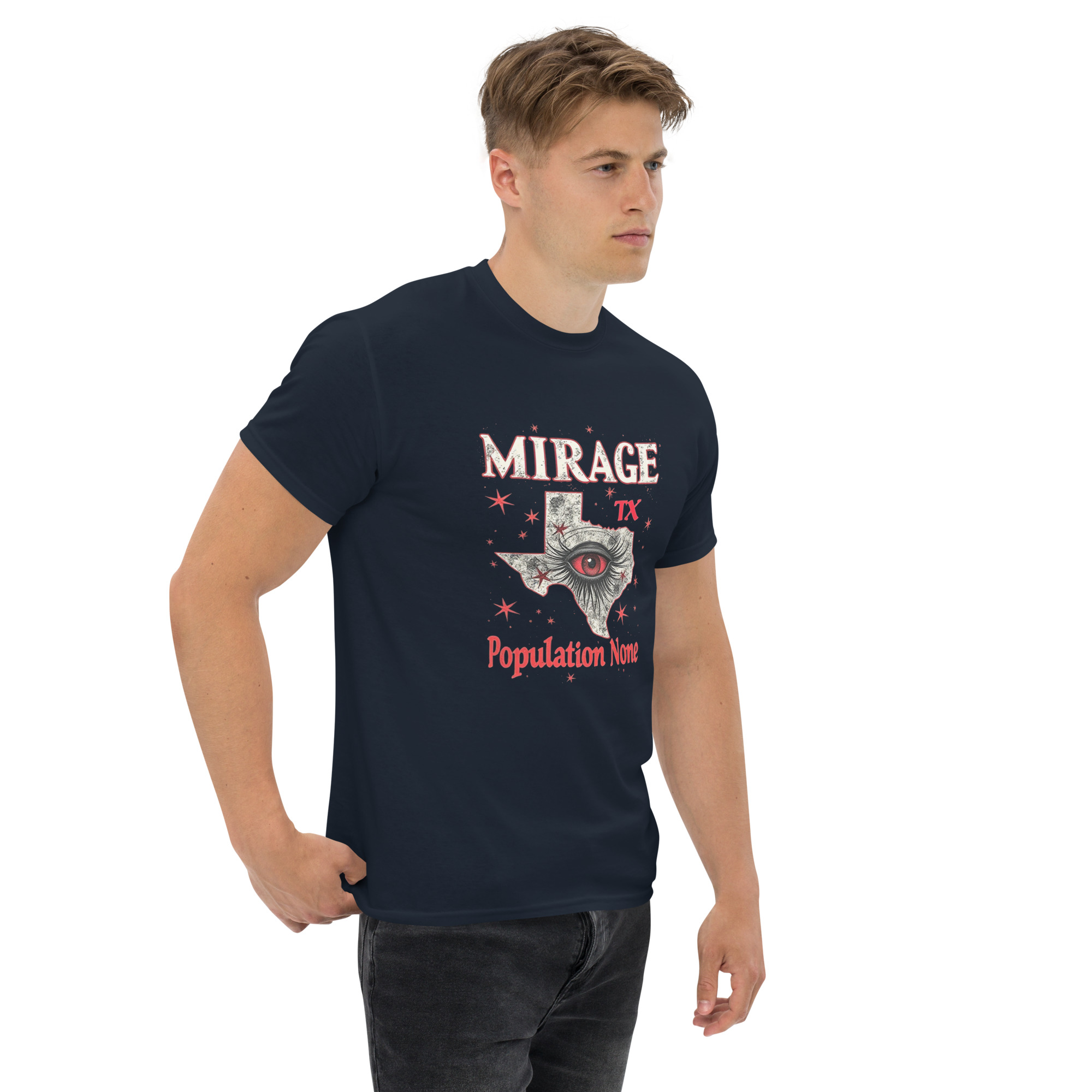 Mirage TX alt design Unisex classic tee - Image 2