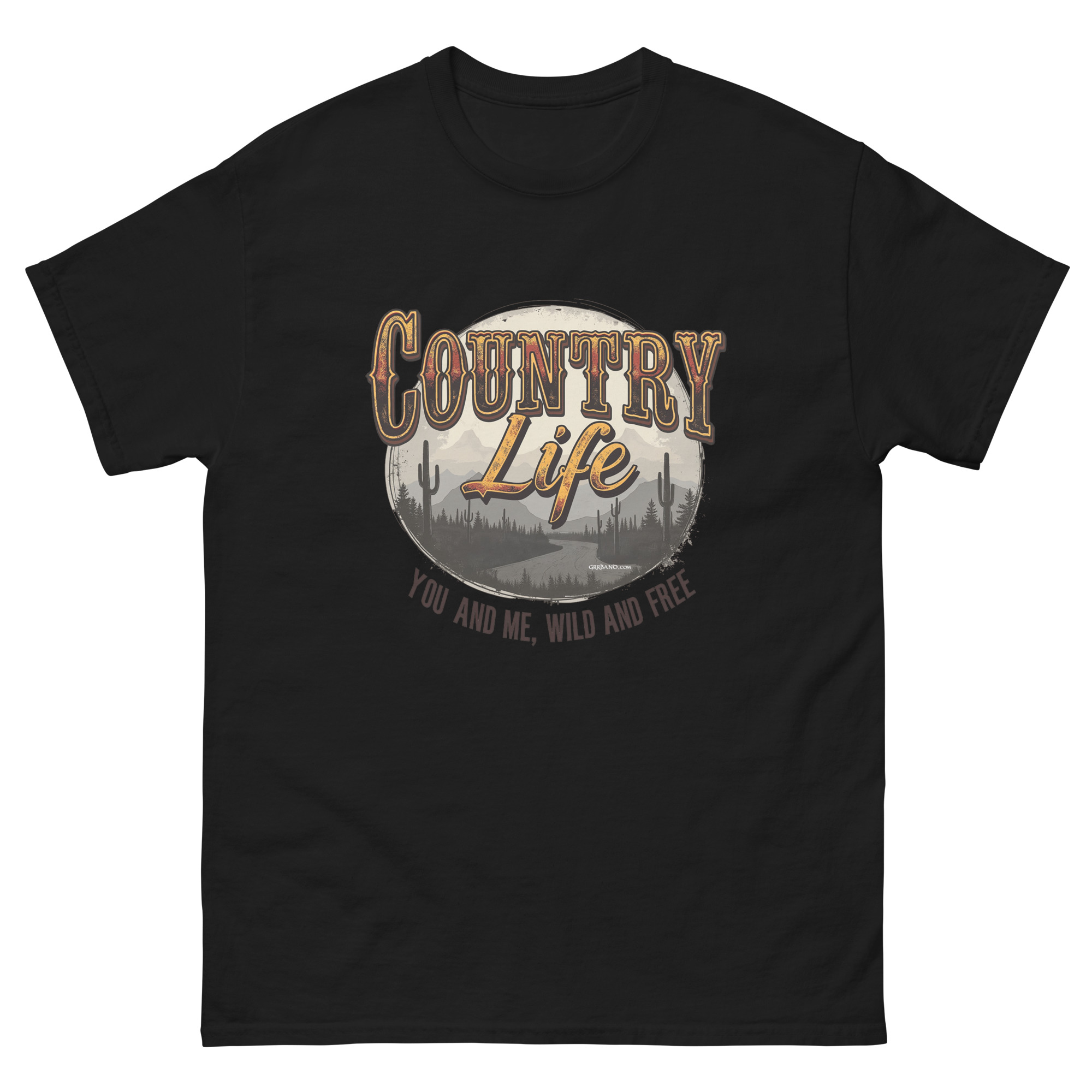 Country Life - Lyrics Shirt - Unisex classic tee - Image 4
