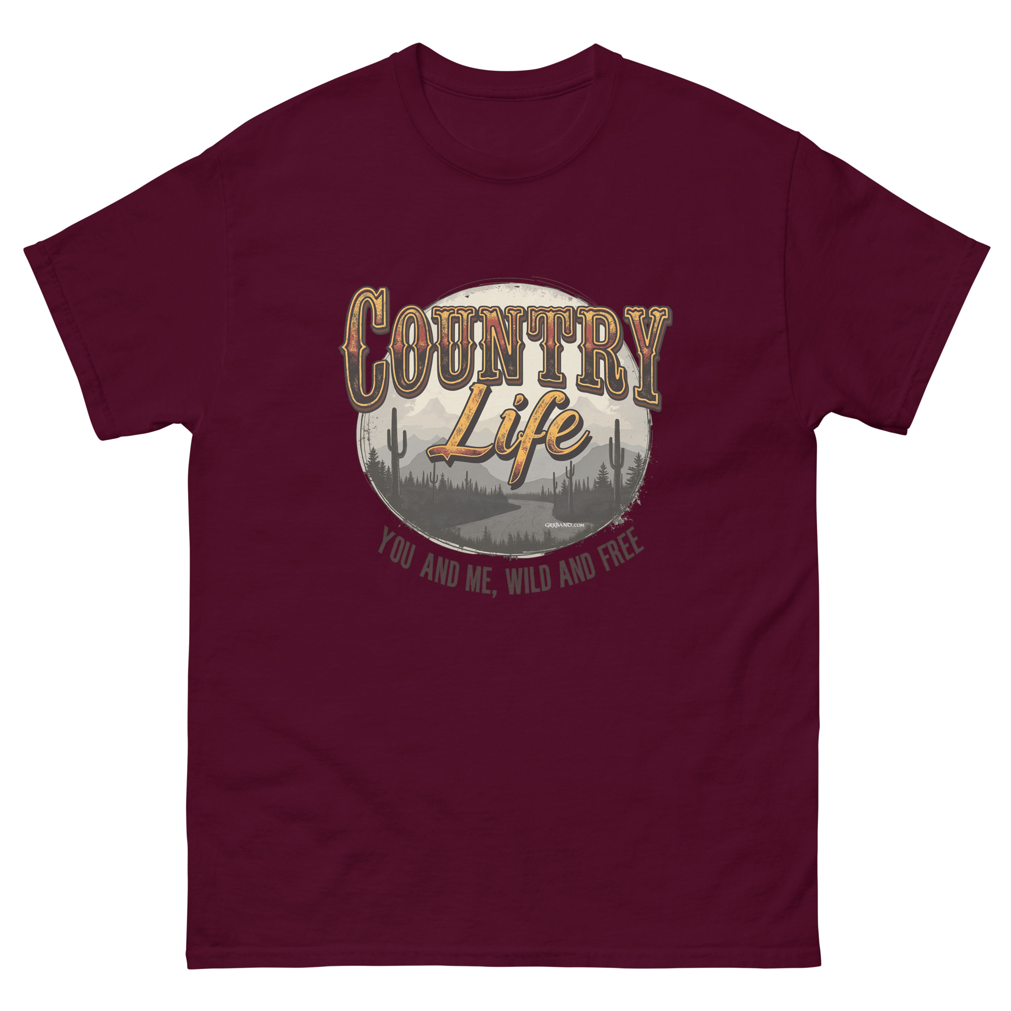 Country Life - Lyrics Shirt - Unisex classic tee - Image 2