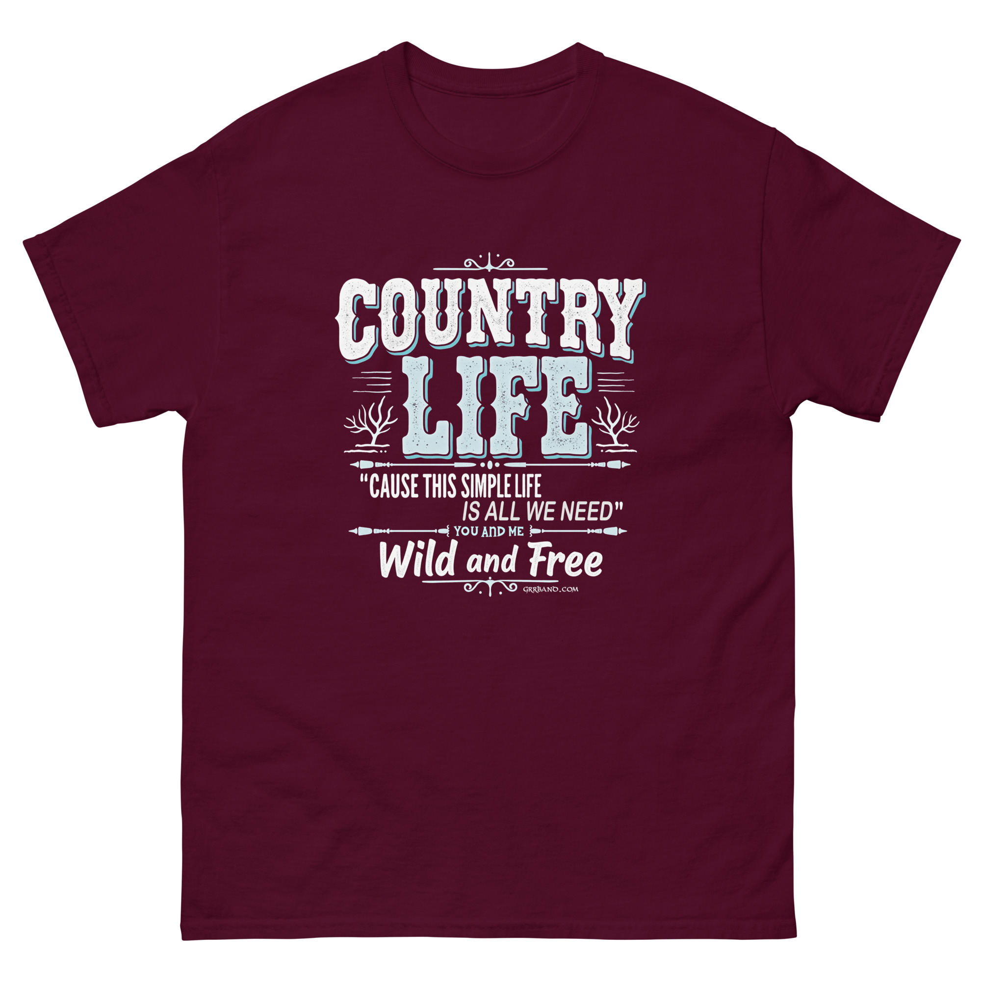 Country Life - Lyrics Shirt 2 - Unisex classic tee - Image 2
