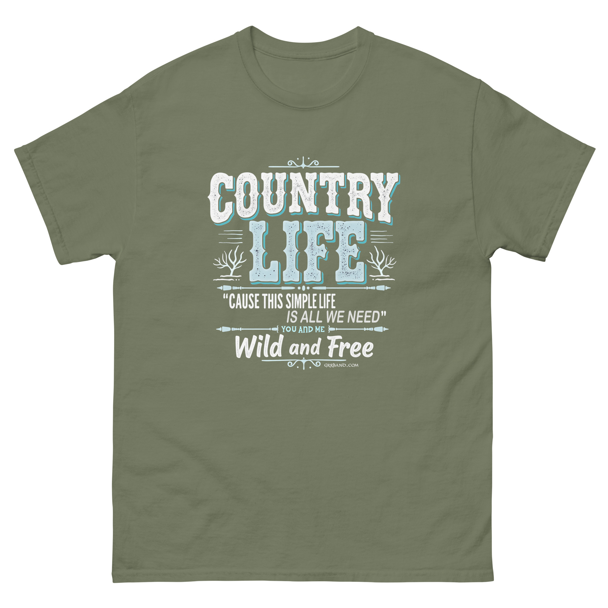 Country Life - Lyrics Shirt 2 - Unisex classic tee - Image 17