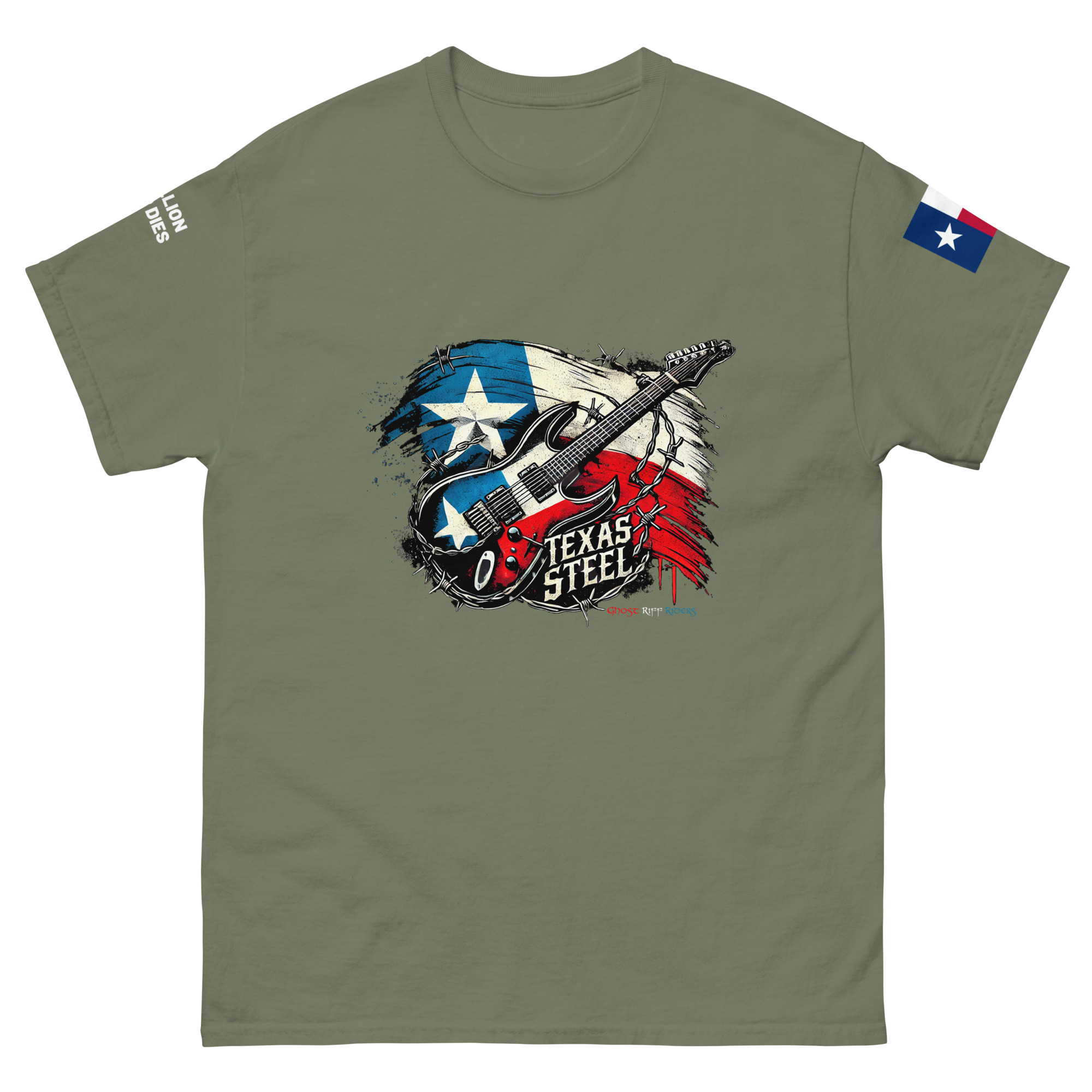 Texas Steel - Album Art - Rebellion Never Dies -Unisex classic tee
