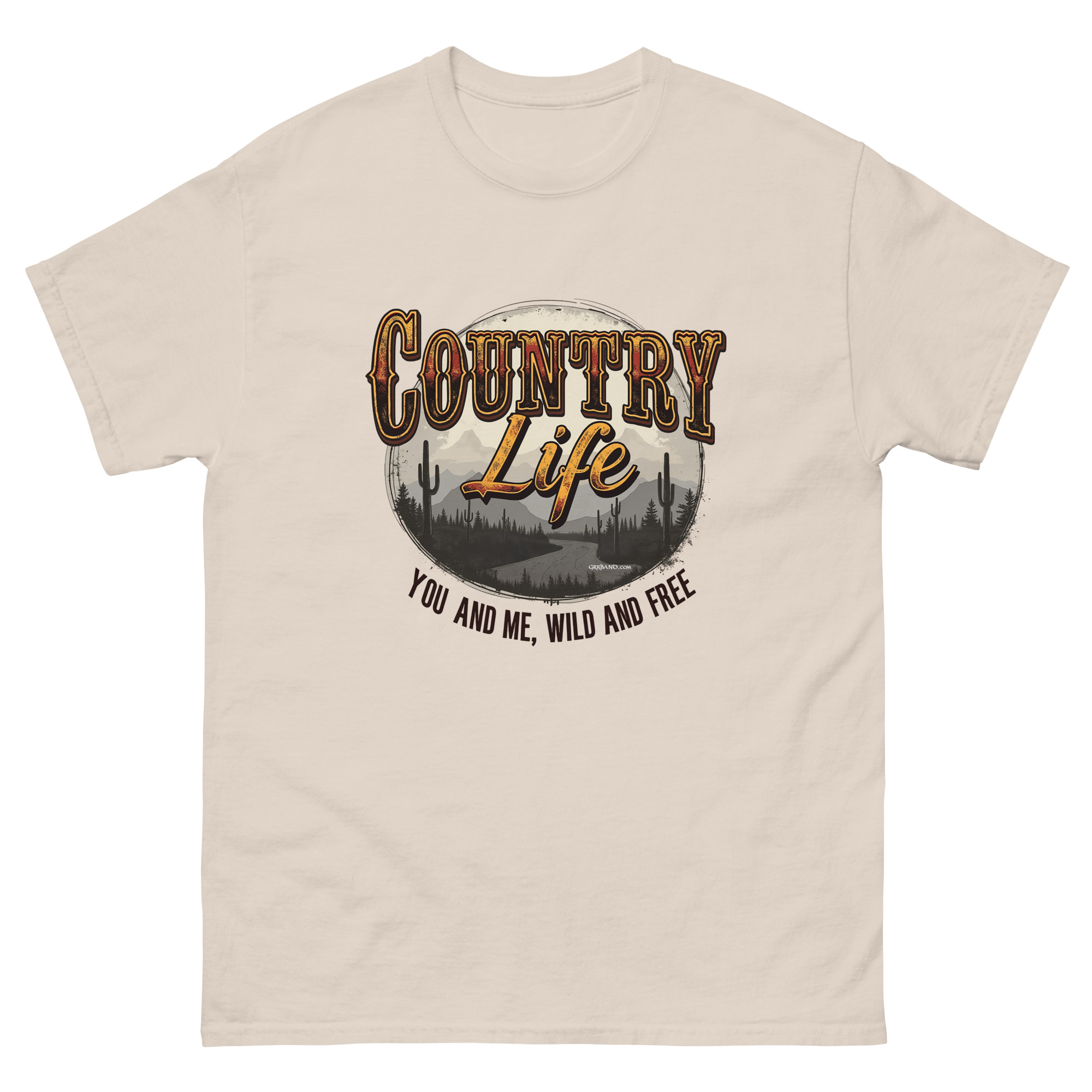 Country Life - Lyrics Shirt - Unisex classic tee - Image 25