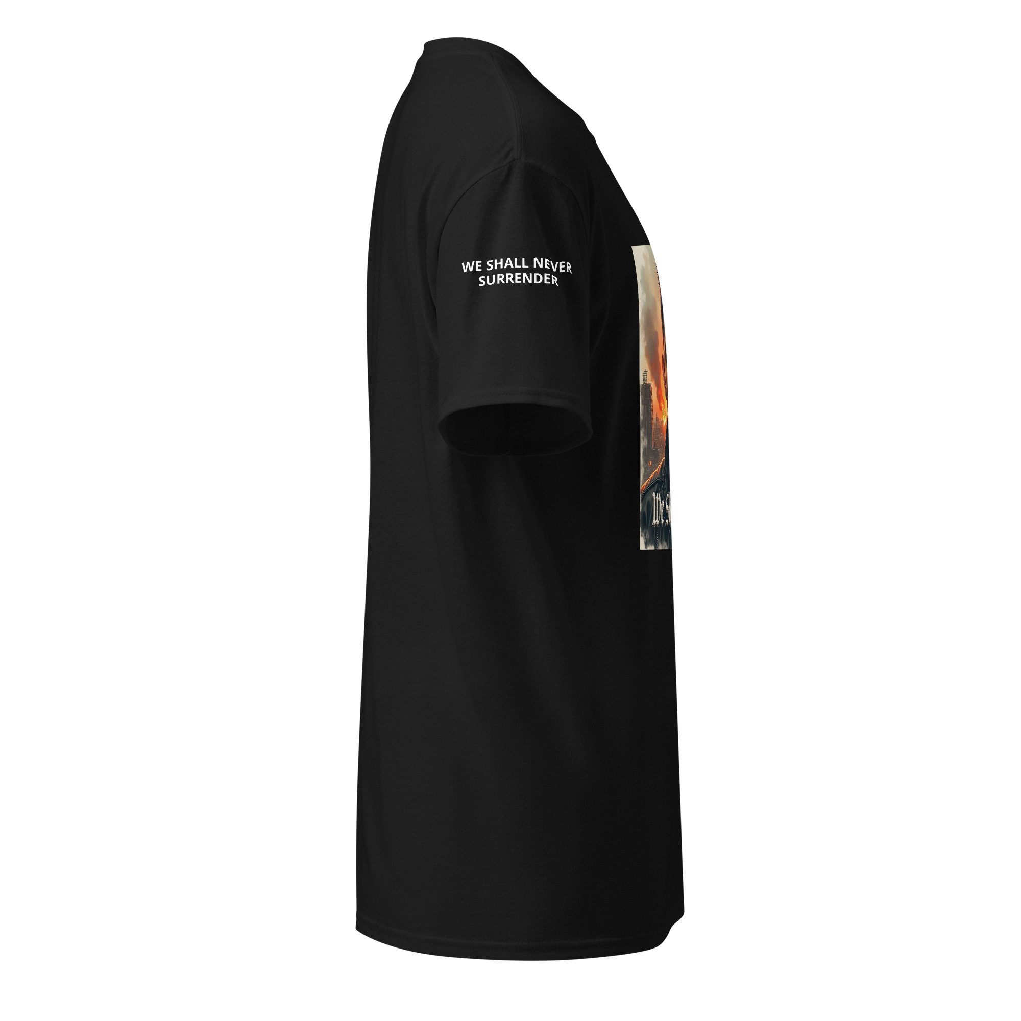 We Shall Never - Patriotic Style Shirt - DryBlend® T-Shirt - Image 4