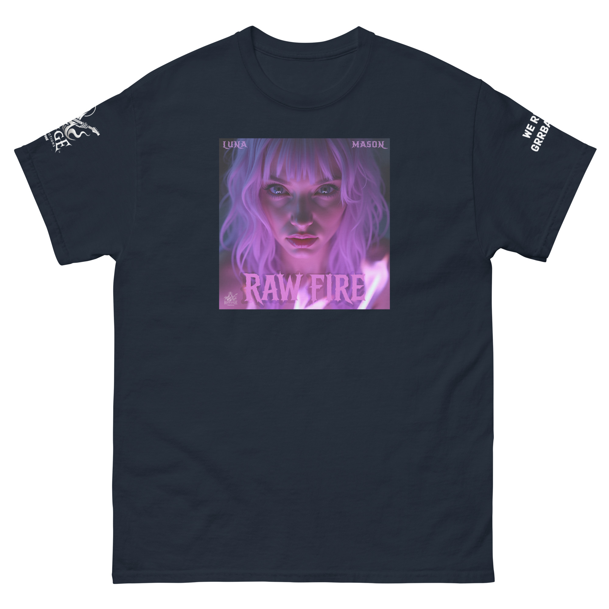 Raw Fire - Luna Mason Album T Shirt - Unisex classic tee - Image 5